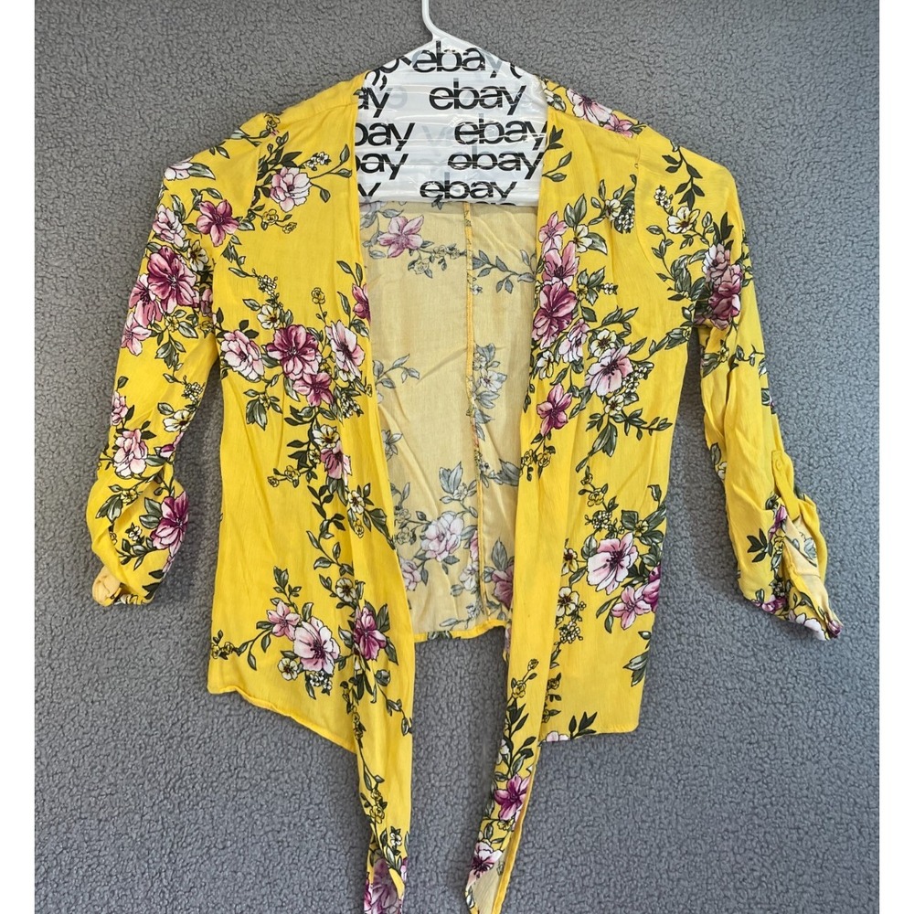 NO BOUNDARIES SOFT‎ Floral CARDIGAN SIZE XL